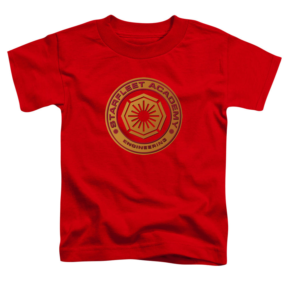 STAR TREK/ENGINEERING - S/S TODDLER TEE - RED