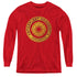 STAR TREK/ENGINEERING - YOUTH LONG SLEEVE TEE - RED