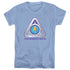 STAR TREK/ASTROPHYSICS - S/S WOMENS TEE - CAROLINA BLUE