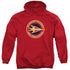 STAR TREK/RED SQUADRON - ADULT PULLOVER HOODIE - RED