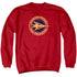 STAR TREK/RED SQUADRON - ADULT CREWNECK SWEATSHIRT - RED