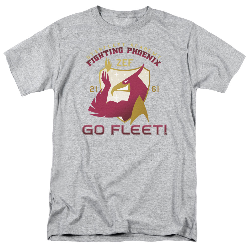 STAR TREK/FIGHTING PHOENIX - S/S ADULT 18/1 - ATHLETIC HEATHER