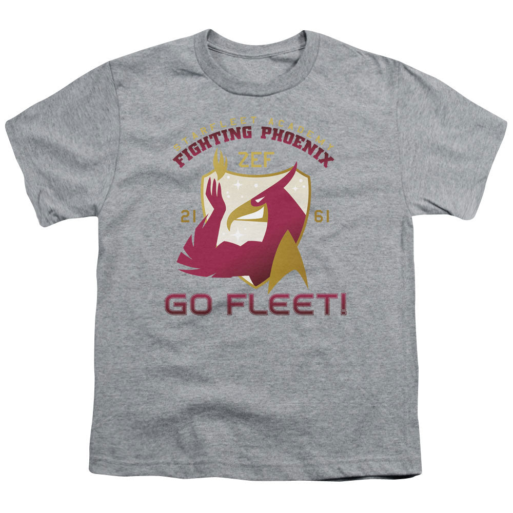STAR TREK/FIGHTING PHOENIX - S/S YOUTH 18/1 - ATHLETIC HEATHER
