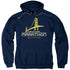 STAR TREK/MARATHON LOGO - ADULT PULLOVER HOODIE - NAVY