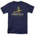 STAR TREK/MARATHON LOGO - S/S ADULT 18/1 - NAVY
