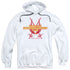 STAR TREK/SWORDSMANSHIP CLUB - ADULT PULLOVER HOODIE - WHITE