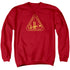STAR TREK/GOLD ACADEMY - ADULT CREWNECK SWEATSHIRT - RED