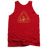 STAR TREK/GOLD ACADEMY - ADULT TANK - RED