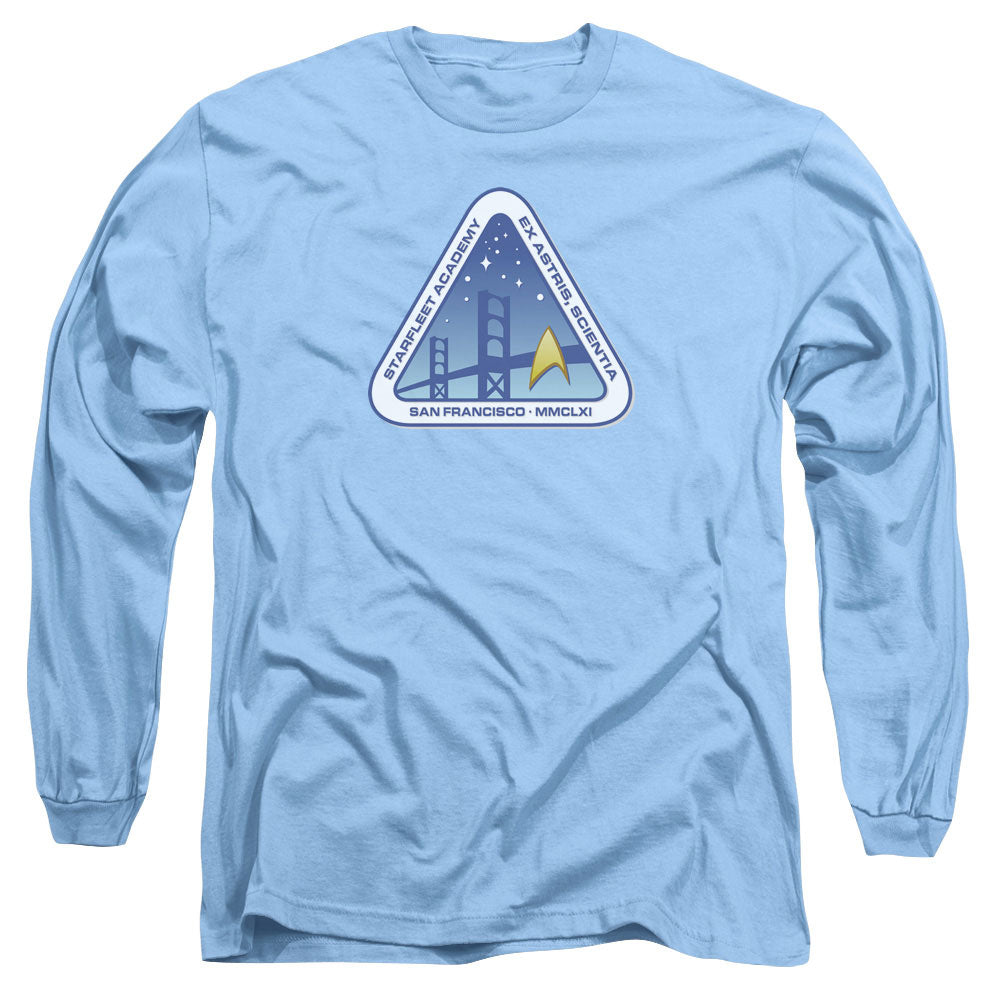 STAR TREK/COLOR LOGO - L/S ADULT 18/1 - CAROLINA BLUE