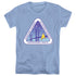 STAR TREK/COLOR LOGO - S/S WOMENS TEE - CAROLINA BLUE