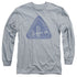 STAR TREK/DISTRESSED LOGO - L/S ADULT 18/1 - ATHLETIC HEATHER