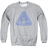 STAR TREK/DISTRESSED LOGO - ADULT CREWNECK SWEATSHIRT - ATHLETIC HEATHER