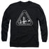 STAR TREK/WHITE ACADEMY LOGO - L/S ADULT 18/1 - BLACK
