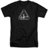 STAR TREK/WHITE ACADEMY LOGO - S/S ADULT TALL 18/1 - BLACK
