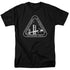 STAR TREK/WHITE ACADEMY LOGO - S/S ADULT 18/1 - BLACK