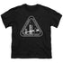 STAR TREK/WHITE ACADEMY LOGO - S/S YOUTH 18/1 - BLACK