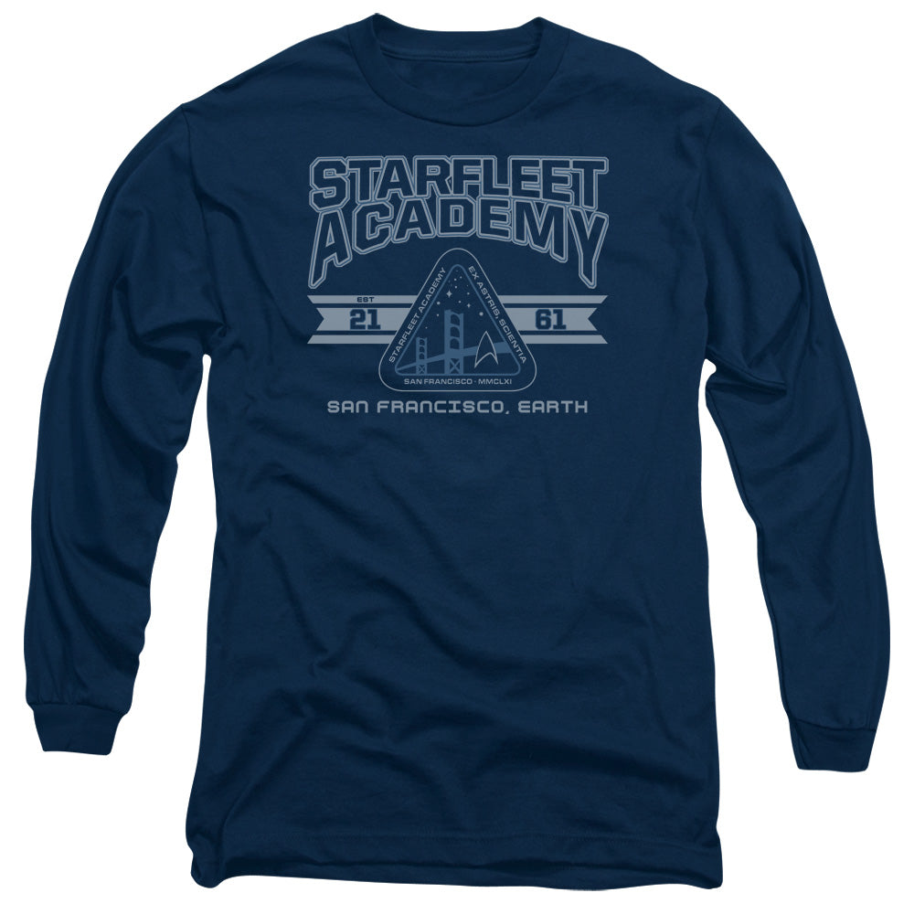 STAR TREK/STARFLEET ACADEMY EARTH - L/S ADULT 18/1 - NAVY