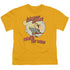 MIGHTY MOUSE/VINTAGE DAY - S/S YOUTH 18/1 - GOLD