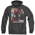 CRIMINAL MINDS/GUNS DRAWN - ADULT HEATHER HOODIE - BLACK