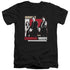 CRIMINAL MINDS/GUNS DRAWN - S/S ADULT V-NECK 30/1 - BLACK