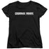 CRIMINAL MINDS/LOGO - S/S WOMENS TEE - BLACK