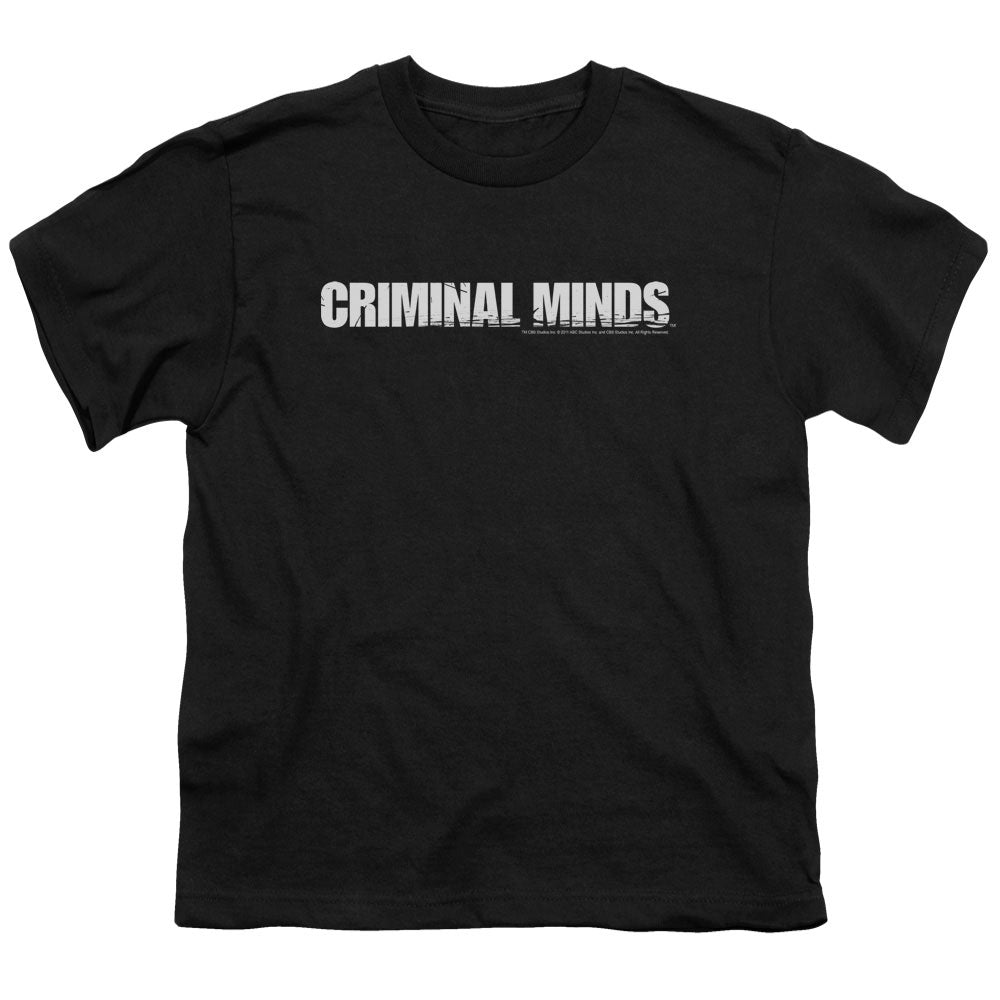 CRIMINAL MINDS/LOGO - S/S YOUTH 18/1 - BLACK