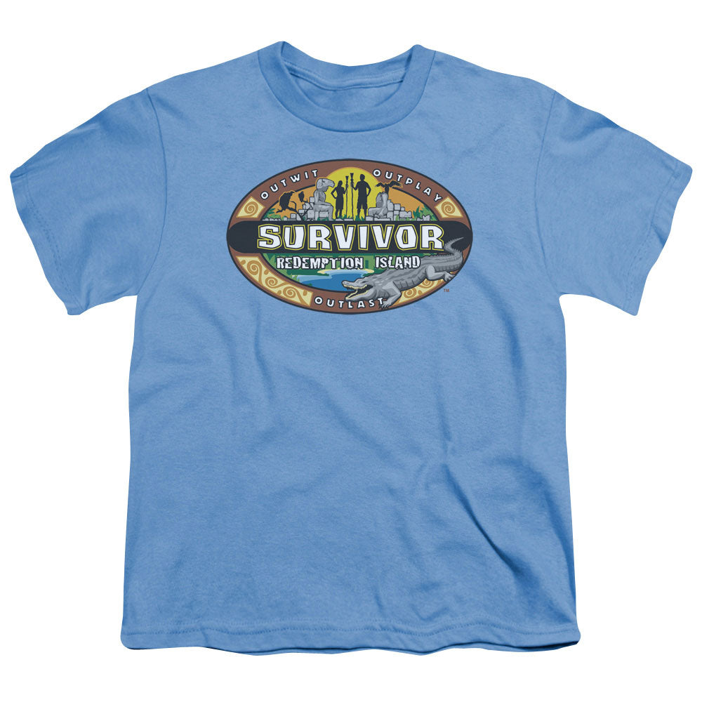 SURVIVOR/REDEMPTION ISLAND - S/S YOUTH 18/1 - CAROLINA BLUE