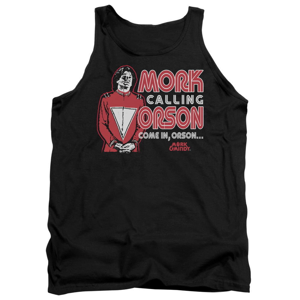 MORK & MINDY/MORK CALLING ORSON - ADULT TANK - BLACK
