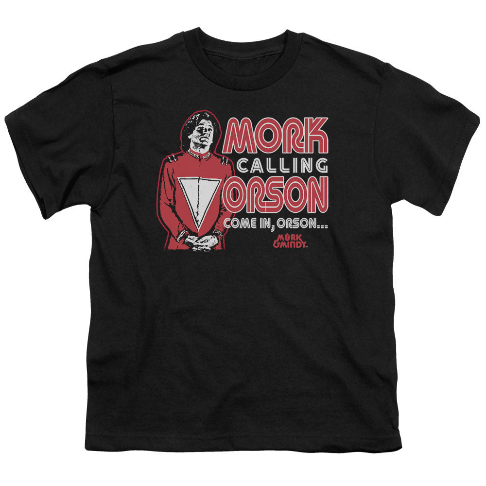 MORK & MINDY/MORK CALLING ORSON - S/S YOUTH 18/1 - BLACK