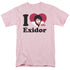 MORK & MINDY/I HEART EXIDOR - S/S ADULT 18/1 - PINK