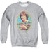 MORK &AMP; MINDY/NANU NANU - ADULT CREWNECK SWEATSHIRT - ATHLETIC HEATHER