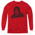 MORK & MINDY/SHAZBOT - YOUTH LONG SLEEVE TEE - RED