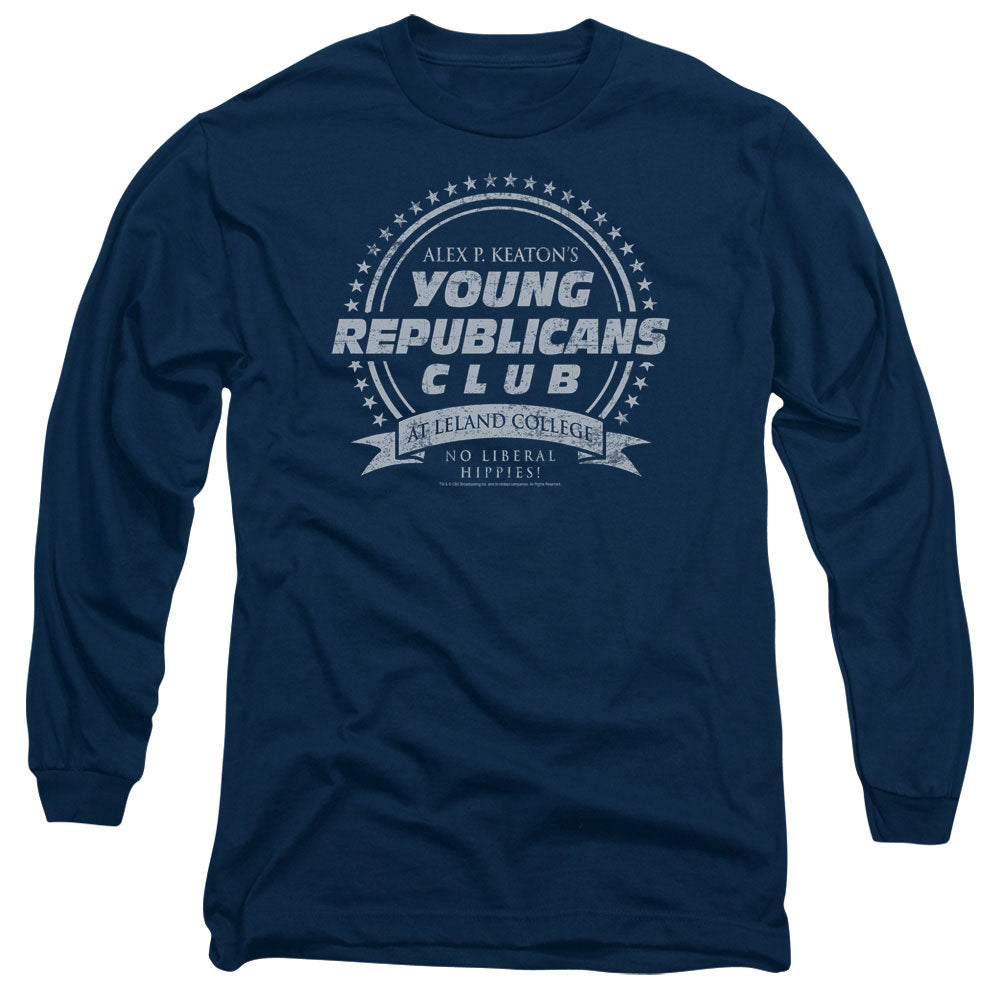 FAMILY TIES/YOUNG REPUBLICANS CLUB - L/S ADULT 18/1 - NAVY