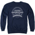 FAMILY TIES/YOUNG REPUBLICANS CLUB - ADULT CREWNECK SWEATSHIRT - NAVY