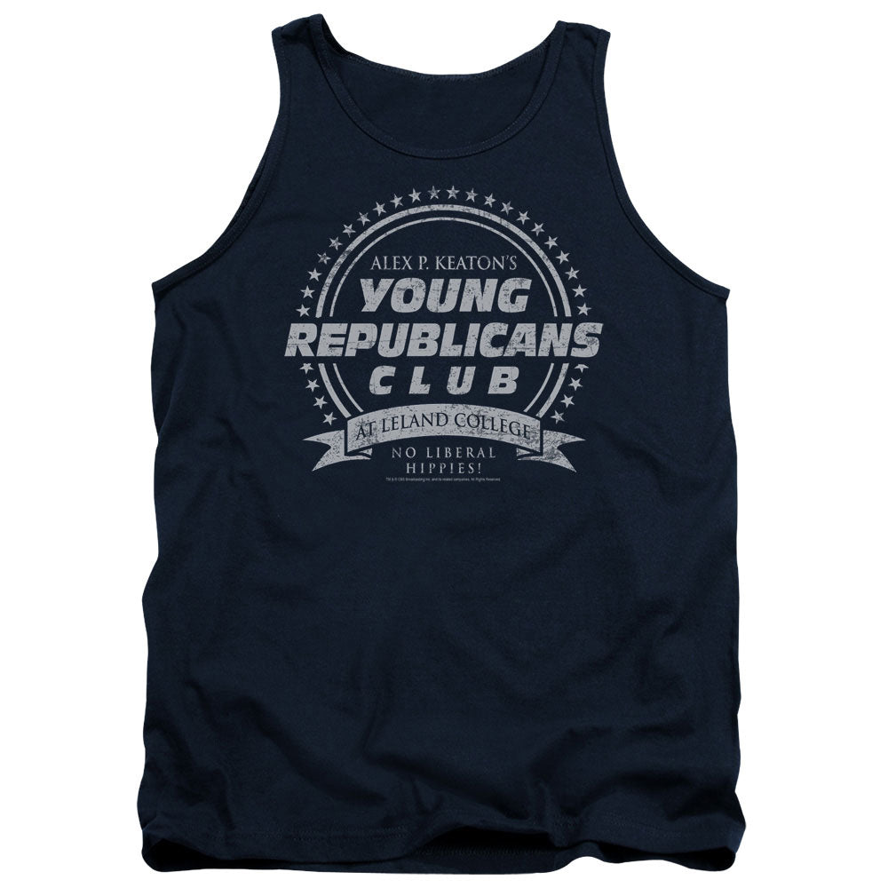 FAMILY TIES/YOUNG REPUBLICANS CLUB - ADULT TANK - NAVY