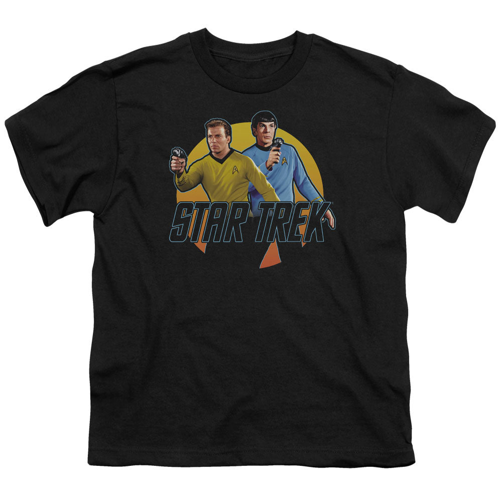 STAR TREK/PHASERS READY - S/S YOUTH 18/1 - BLACK