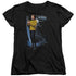STAR TREK/GALACTIC KIRK - S/S WOMENS TEE - BLACK