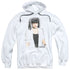 NCIS/ABBY SKULLS - ADULT PULLOVER HOODIE - WHITE