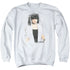NCIS/ABBY SKULLS - ADULT CREWNECK SWEATSHIRT - WHITE