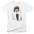 NCIS/ABBY SKULLS - S/S ADULT 18/1 - WHITE