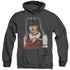 NCIS/GEEK TALK - ADULT HEATHER HOODIE - BLACK