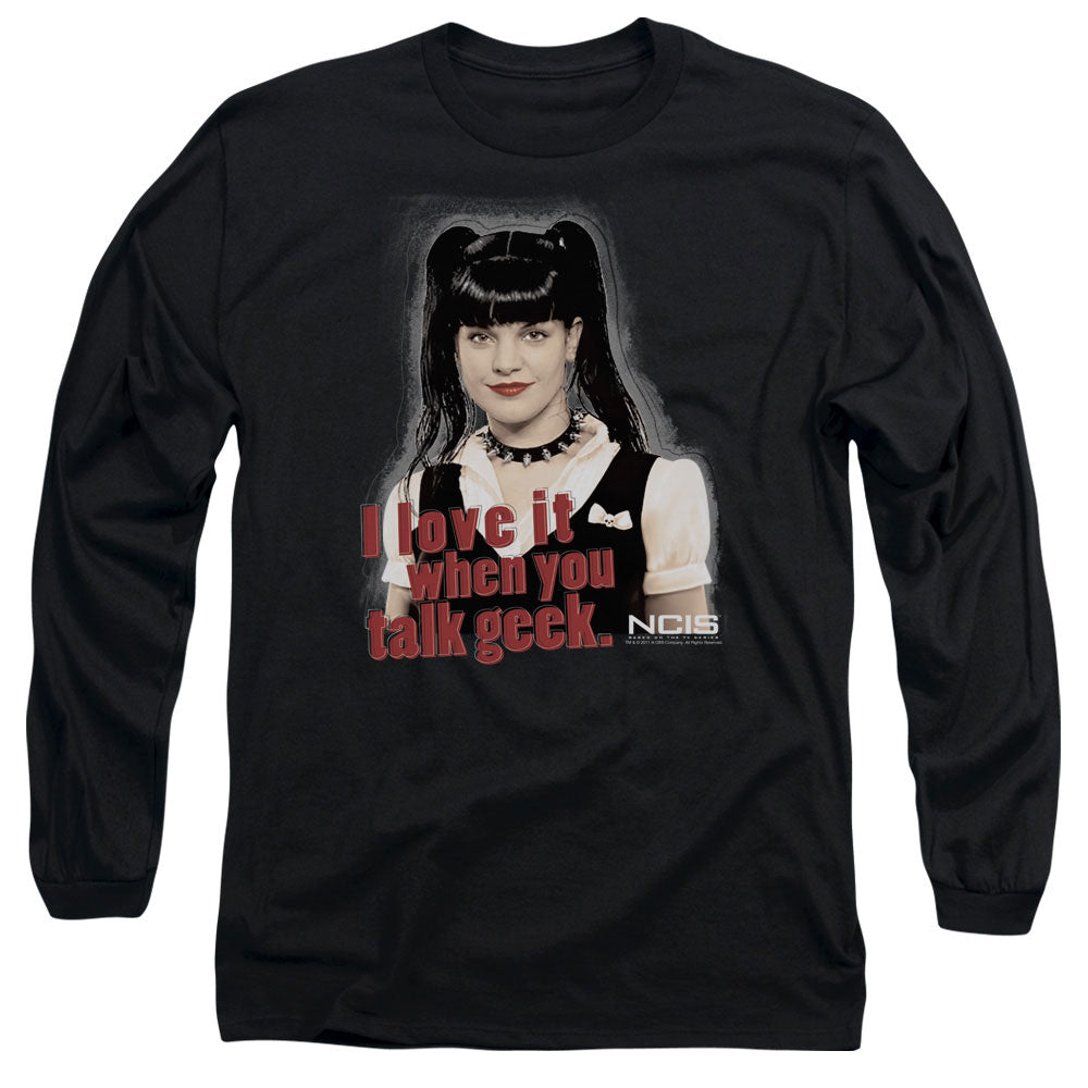 NCIS/GEEK TALK - L/S ADULT 18/1 - BLACK