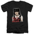 NCIS/GEEK TALK - S/S ADULT V-NECK 30/1 - BLACK
