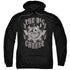 MIGHTY MOUSE/THE BIG CHEESE - ADULT PULLOVER HOODIE - BLACK