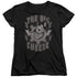 MIGHTY MOUSE/THE BIG CHEESE - S/S WOMENS TEE - BLACK