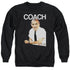 CHEERS/COACH - ADULT CREWNECK SWEATSHIRT - BLACK
