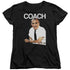 CHEERS/COACH - S/S WOMENS TEE - BLACK