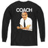 CHEERS/COACH - YOUTH LONG SLEEVE TEE - BLACK