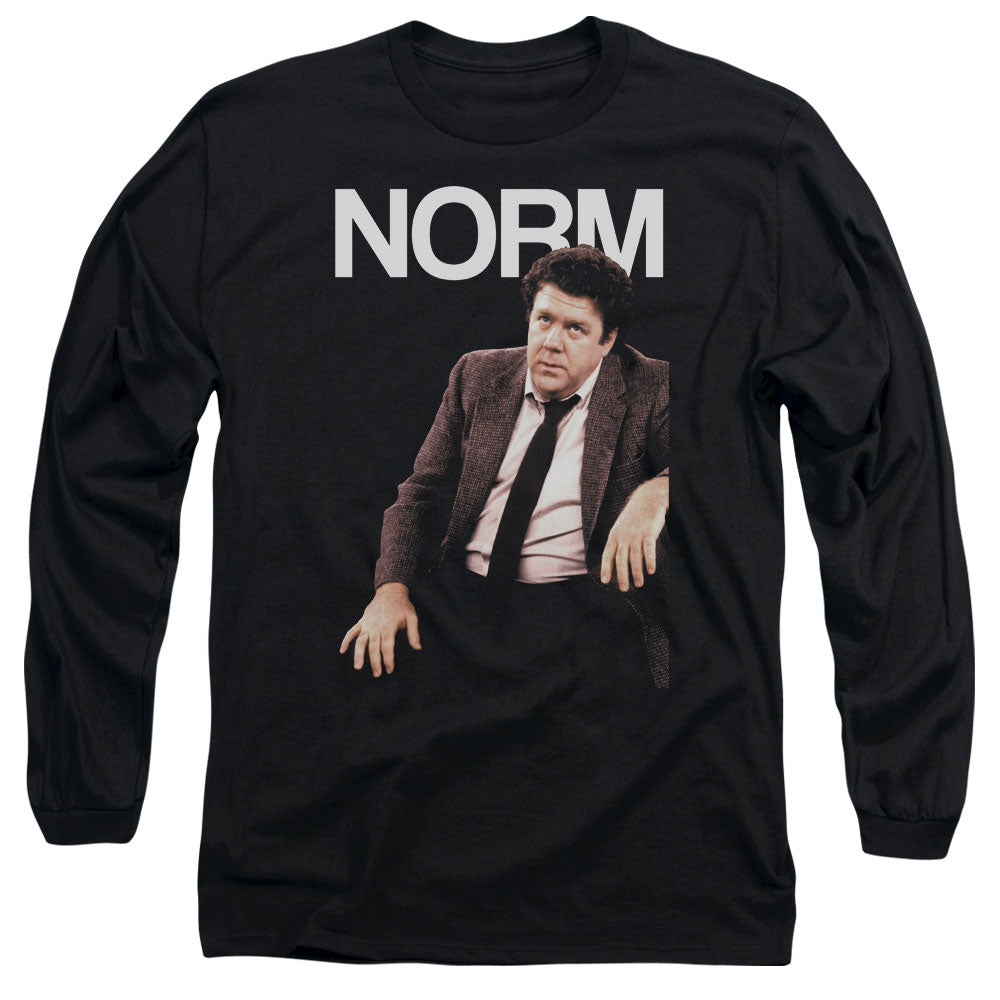 CHEERS/NORM - L/S ADULT 18/1 - BLACK