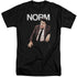 CHEERS/NORM - S/S ADULT TALL 18/1 - BLACK